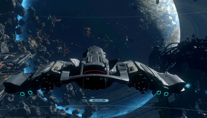 Space Lancers rendering in a browser with WebGPU